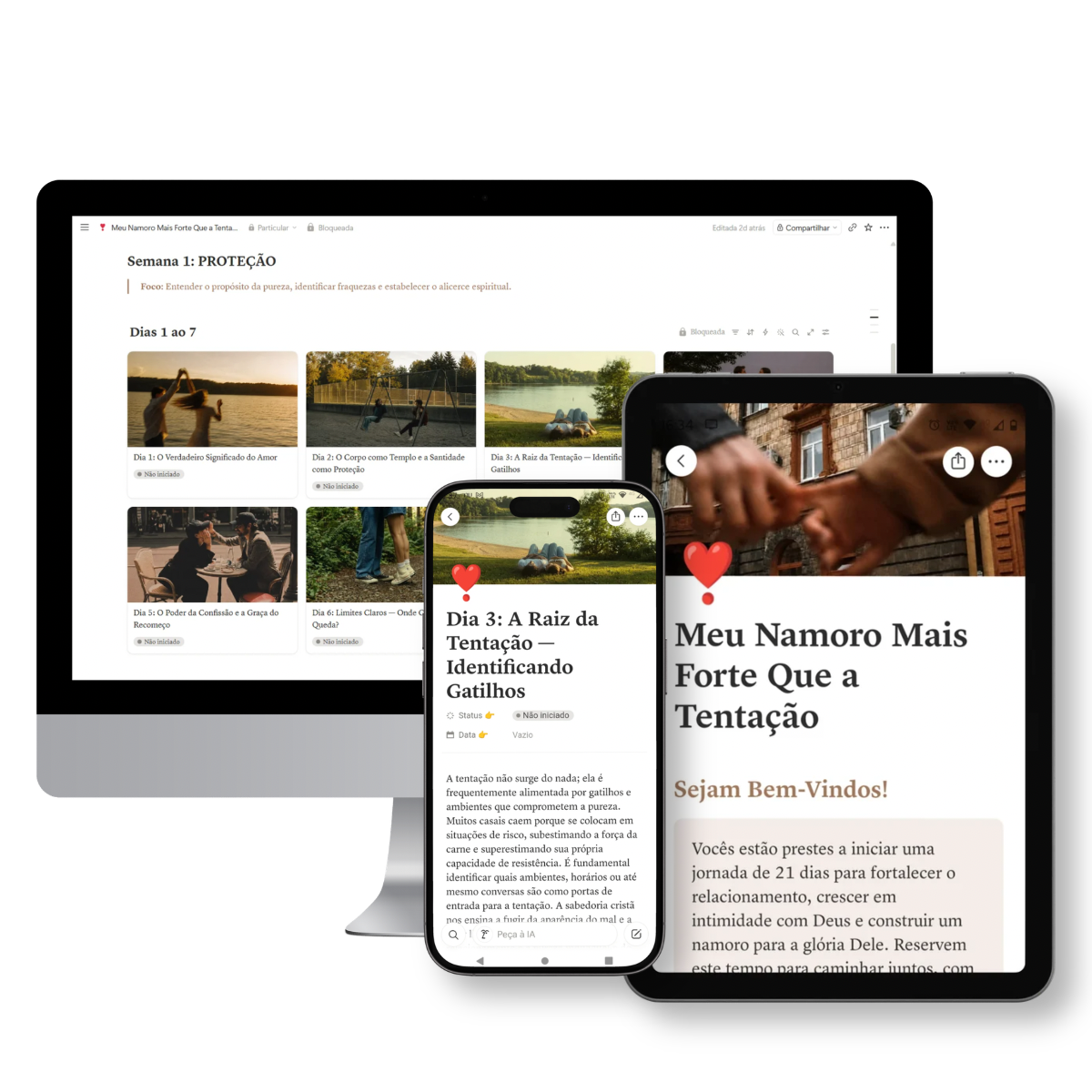 Mockup Meu Namoro Mais Forte que a Tentação